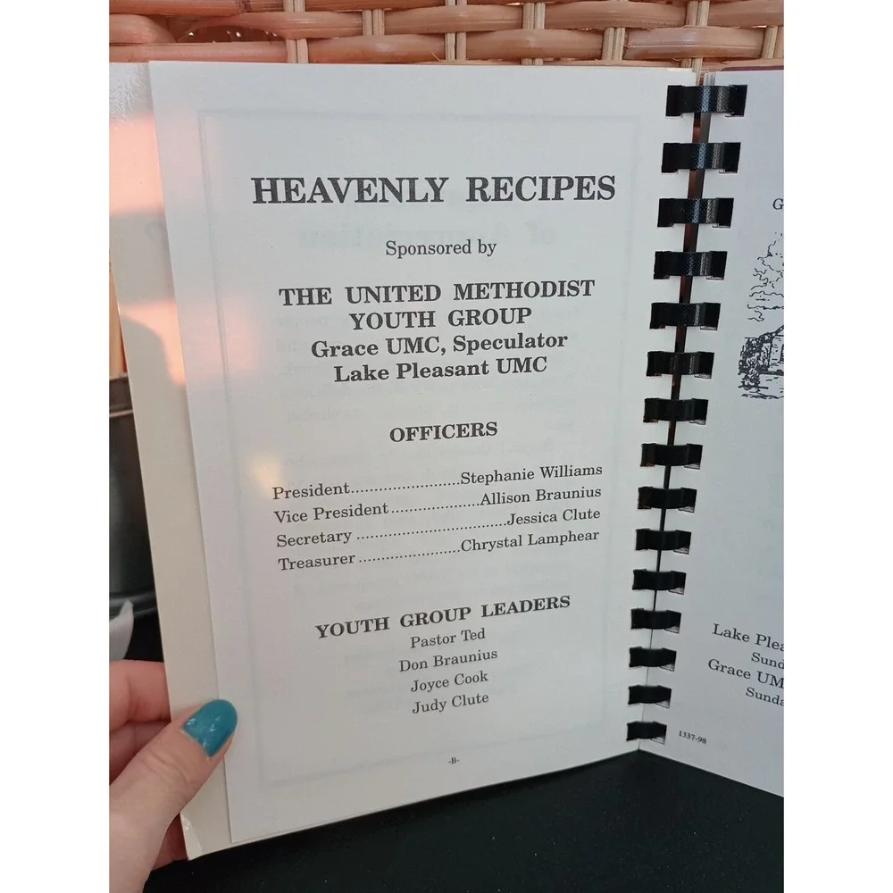 Grace United‎ Methodist Lake Pleasant UMC Youth Group Cookbook Greensboro, NC 98